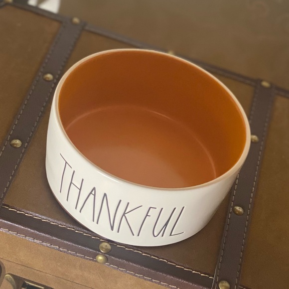 **SOLD On Mercari** Rae Dunn "THANKFUL" Dog Bowl - Picture 3 of 3
